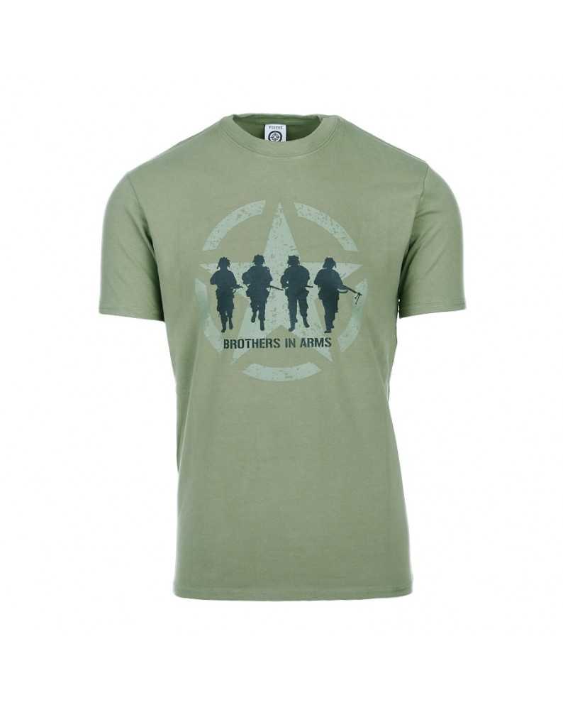 T-SHIRT MILITARE BROTHERS IN ARMS VERDE FOSTEX - SHIRT - COMBAT SHIRT -  - 133642