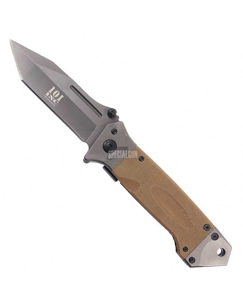 COLTELLO TATTICO DA35  RICHIUDIBILE 101 INC COYOTE - COLTELLI - MULTITOOL -  - 457250CB