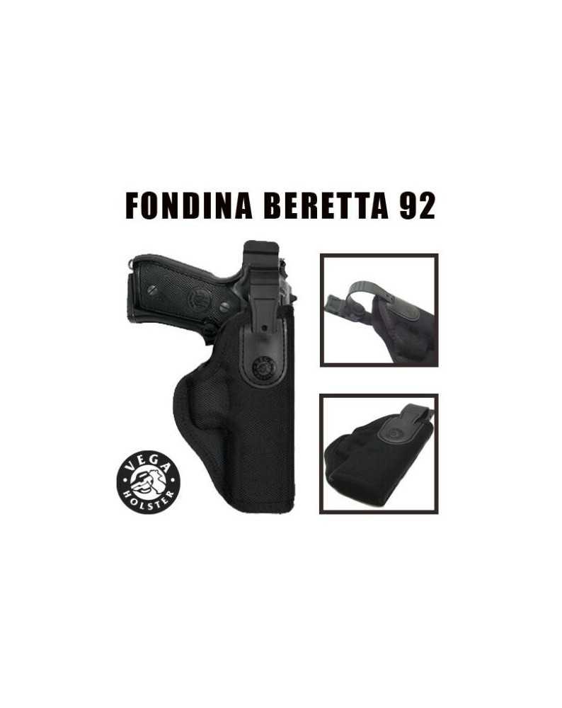 FONDINA CINTURA TERMOFORMATA BERETTA 92/98 VEGA HOLSTER NERO - FONDINE -  - FT200N