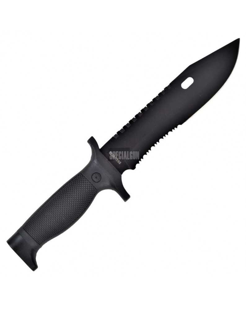 COLTELLO DA CACCIA LAMA FISSA IN ACCIAIO CON FODERO NERO - COLTELLI - MULTITOOL -  - CW-828-6