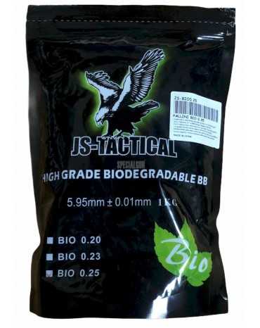 PALLINI BIODEGRADABILE 0.25 gr BUSTA DA 1kg JS-TACTICAL BIANCHI