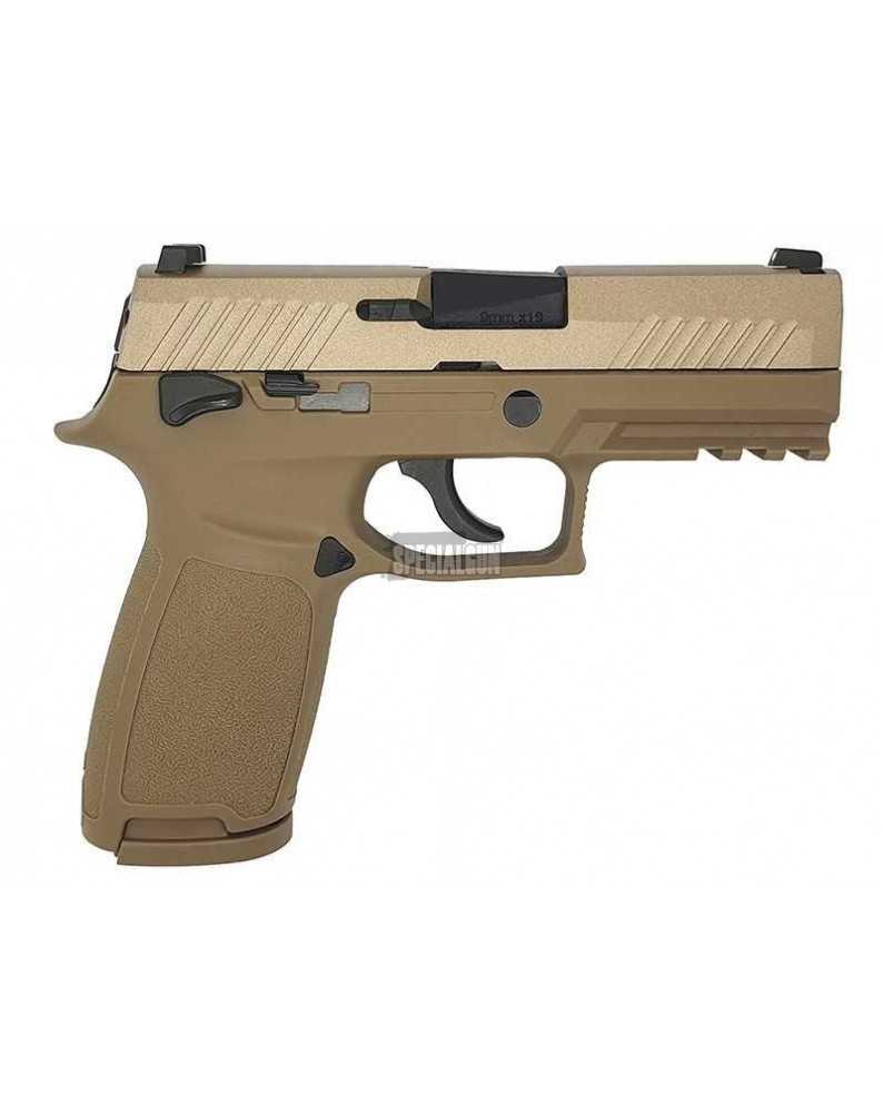 PISTOLA SIG F18 GAS BLOWBACK WE TAN - PISTOLE GAS -  - WE00424TAN