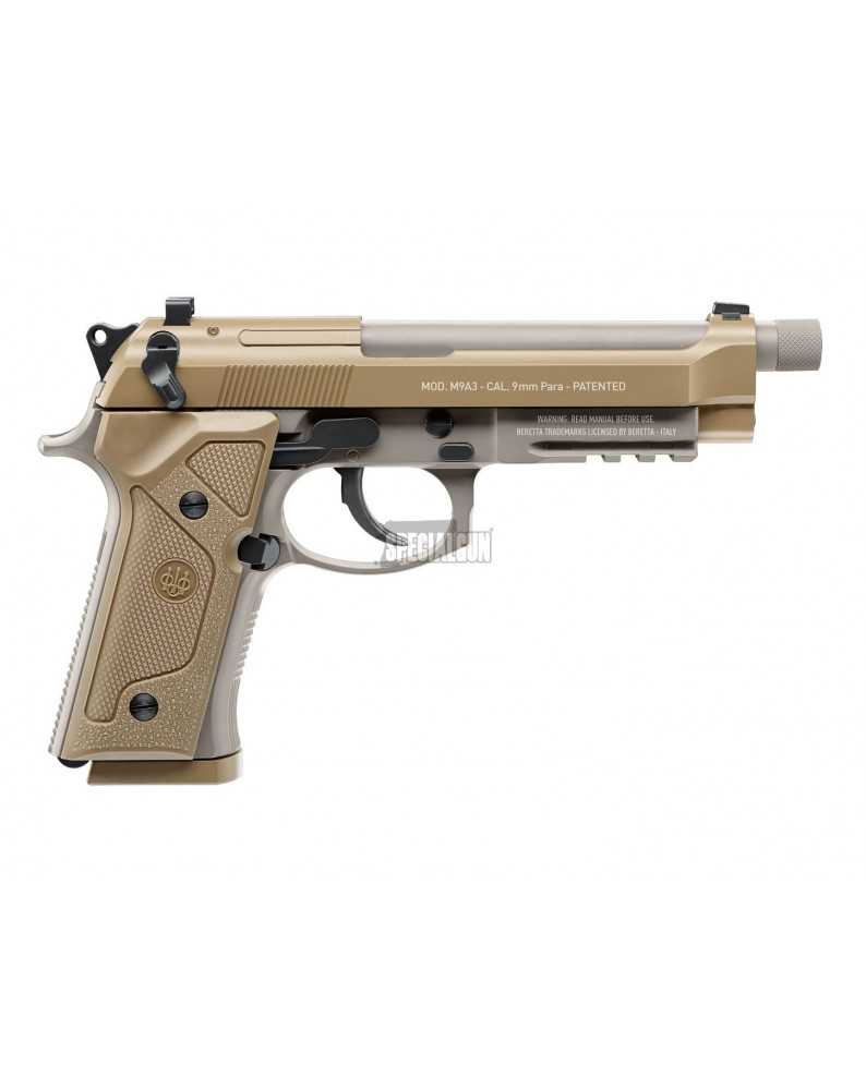 BERETTA M9 A3 PARA CO2 METAL BLOWBACK UMAREX DESERT - PISTOLE CO2 -  - 2.6357