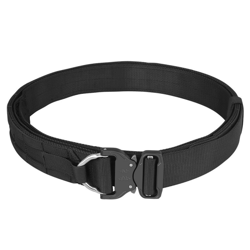 CINTURA TATTICA KINGHT BELT MOLLE CON SOTTO CINTURA WOSPORT NERO CINTURA TATTICA KINGHT BELT MOLLE CON SOTTO CINTURA WOSPORT NERO