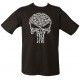 T-SHIRT MILITARE PUNISHER GUNS NERO - SHIRT - COMBAT SHIRT -  - KU-TS-PUN-BK