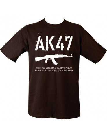T-SHIRT MILITARE AK 47 NERO