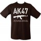 T-SHIRT MILITARE AK 47 NERO - SHIRT - COMBAT SHIRT -  - KU-TS-AK47-BK