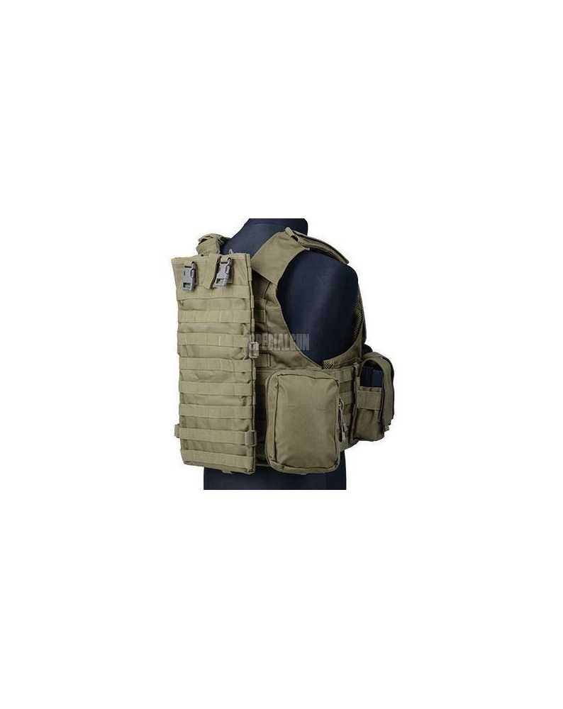 TACTICAL VEST CIRAS MARITIME COMPLETO GFC VERDE OD - TACTICAL VEST - - GFT-18-009851