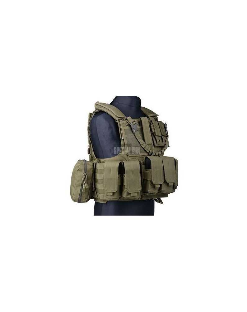 TACTICAL VEST CIRAS MARITIME COMPLETO GFC VERDE OD - TACTICAL VEST - - GFT-18-009851